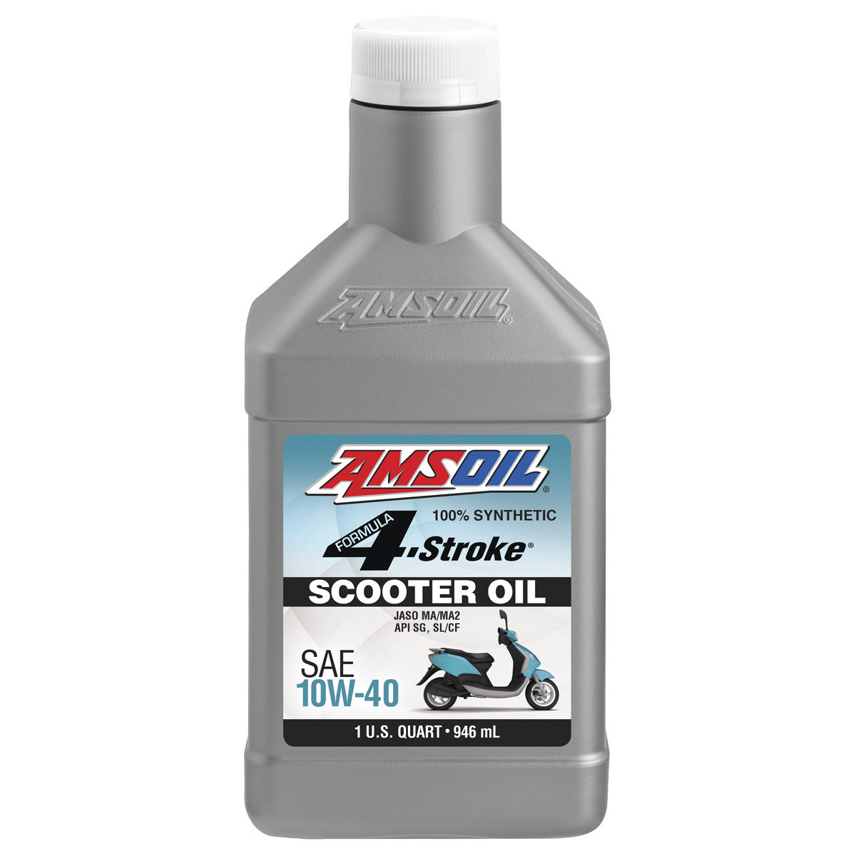 AMSOIL Formula 4-Stroke® 100% Synthetic Scooter Oil