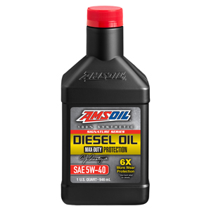AMSOIL Signature Series Max-Duty Synthetic Diesel Oil 5W-40
